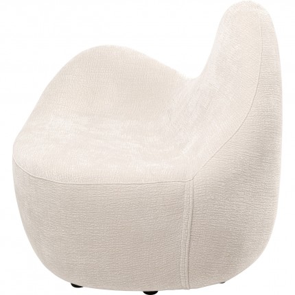 Fauteuil Glow Wave crème Kare Design