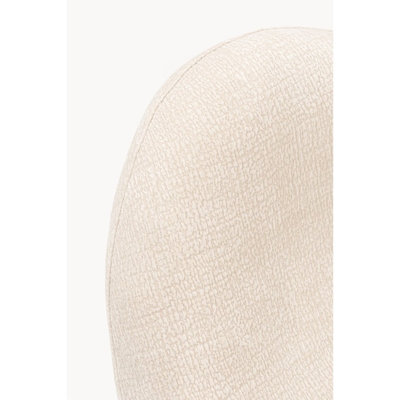 Fauteuil Glow Wave crème 116cm