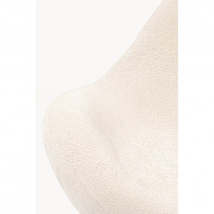 Armchair Glow Wave cream Kare Design
