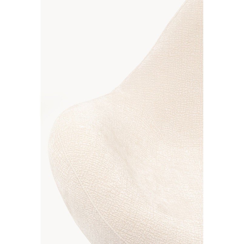 Fauteuil Glow Wave crème 116cm