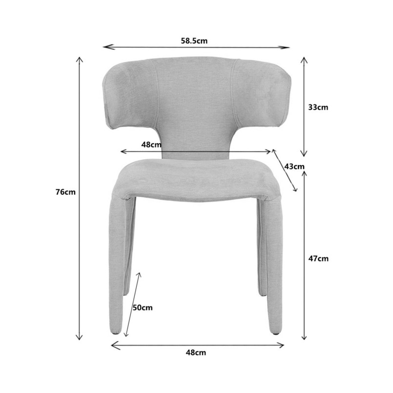 Stoel Tobi Mix groen Kare Design
