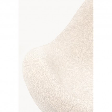Armchair Glow Wave XL cream Kare Design