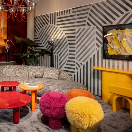 Console Eliano 120x35cm geel Kare Design