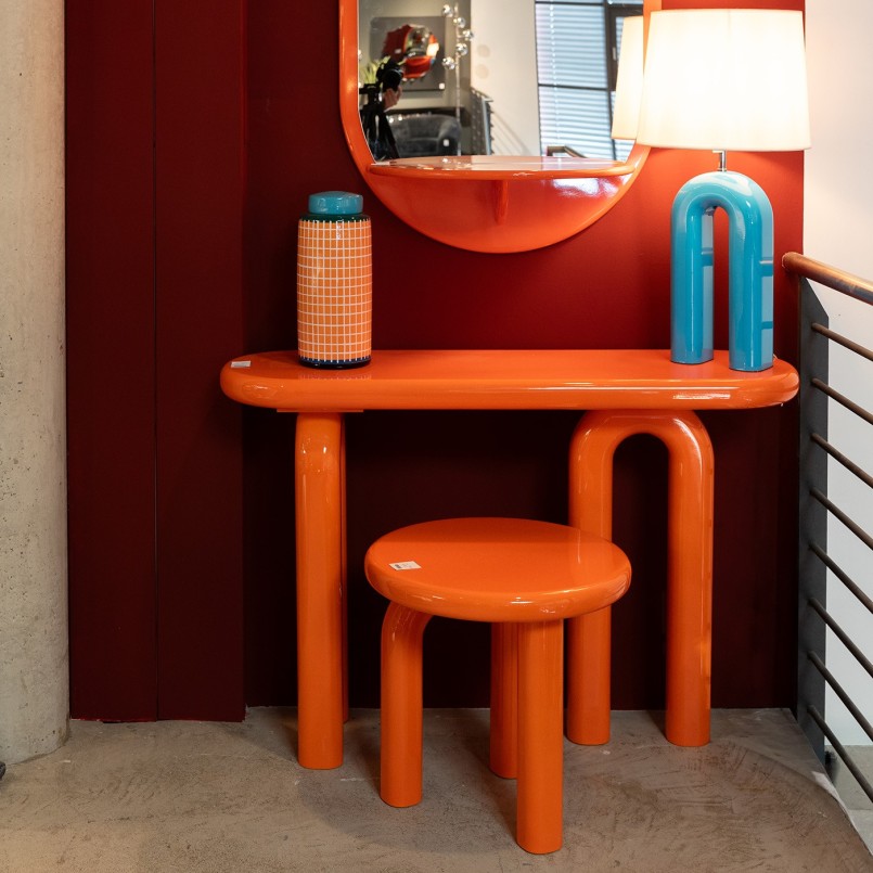Console Eliano 120x35cm oranje Kare Design