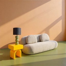 Chevet jaune 1 tiroir - Eliano - Kare Design