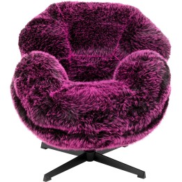 Fauteuil pivotant Cutie Lila