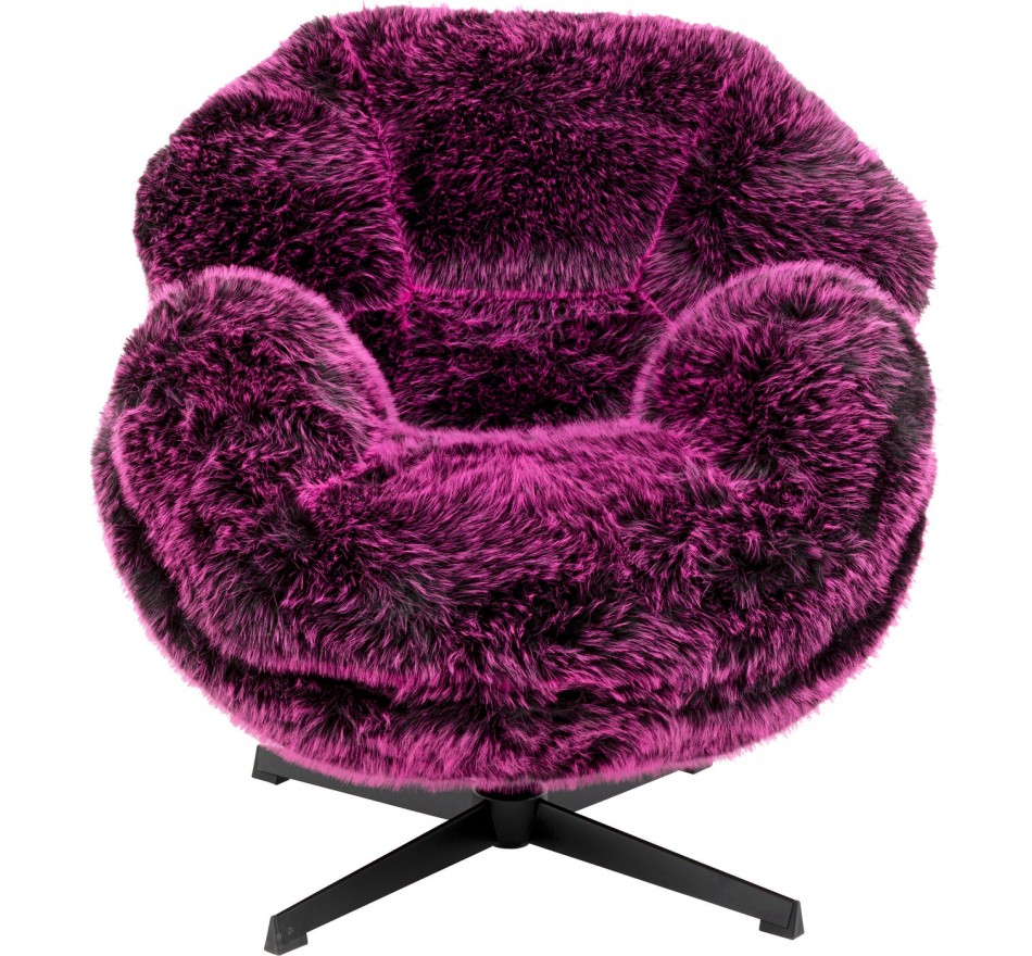 Draaifauteuil Cutie paars Kare Design