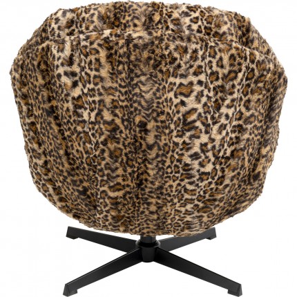 Swivel Armchair Cutie leopard Kare Design
