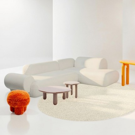 Salontafel Eliano Ø90cm mokka Kare Design