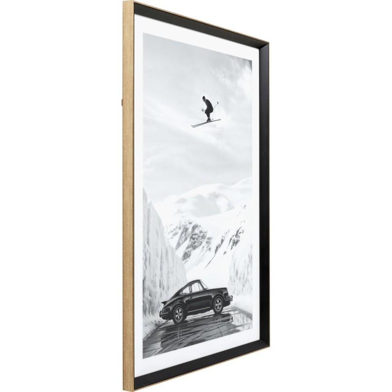 Tableau encadré Ski Stunt 86x126cm