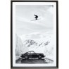 Tableau encadré Ski Stunt 86x126cm
