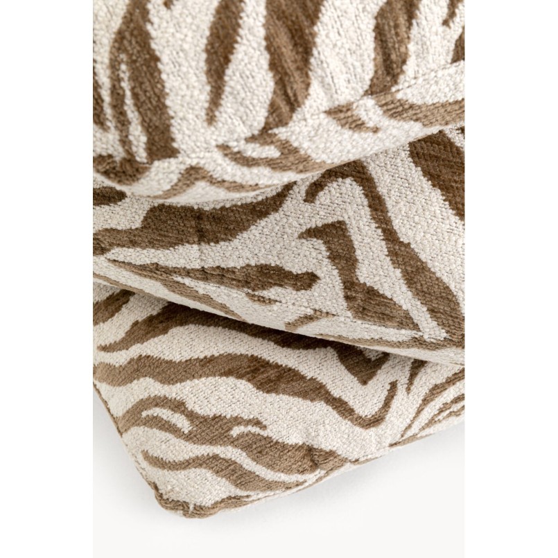 Tabouret Pepino Tigre marron 45x45cm