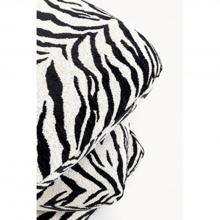 Draaikruk Pepino 45x45cm tijger zwart Kare Design