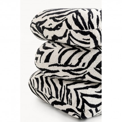 Swivel Stool Pepino 45x45cm tiger black Kare Design