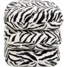 Tabouret Pepino Tigre noir 45x45cm