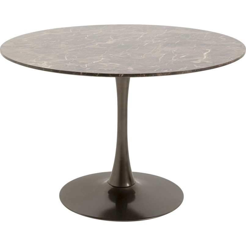 Table  High Society gris Ø110cm