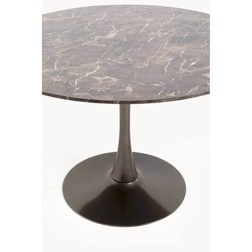 Table  High Society gris Ø110cm