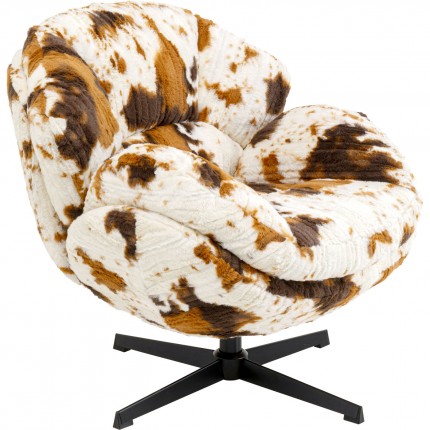 Fauteuil pivotant Cutie vache Kare Design