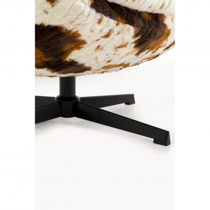 Fauteuil pivotant Cutie vache Kare Design