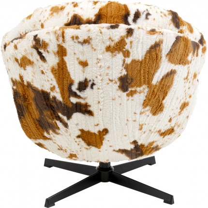 Fauteuil pivotant Cutie vache Kare Design