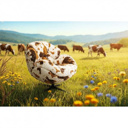 Swivel Armchair Cutie cow Kare Design