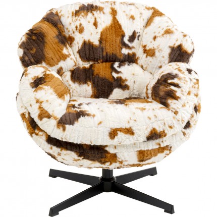 Fauteuil pivotant Cutie vache Kare Design