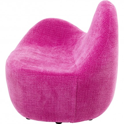 Fauteuil Glow Wave paars Kare Design