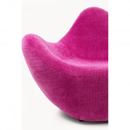 Fauteuil Glow Wave paars Kare Design