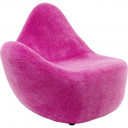 Fauteuil Glow Wave violet Kare Design
