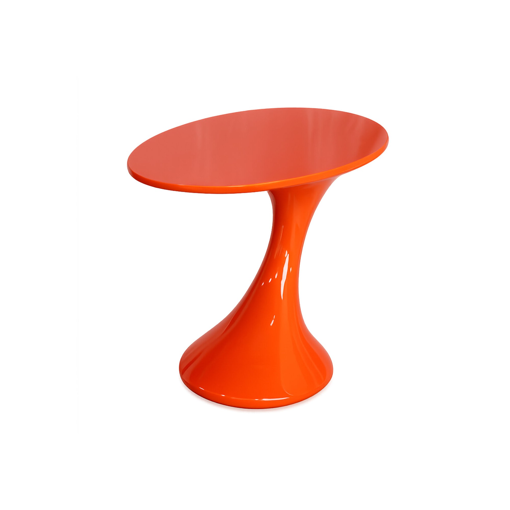 Table d appoint Lolly orange 49x39cm