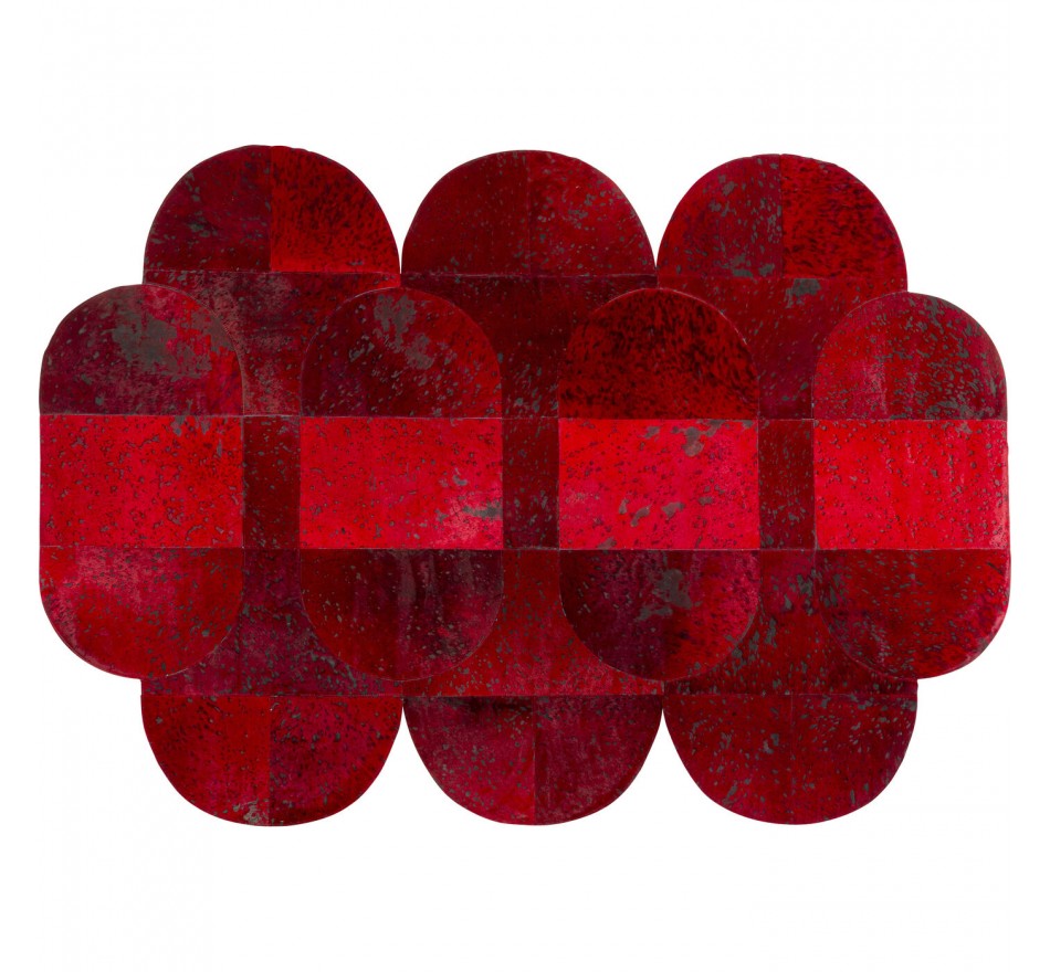 Tapis Marroni 240x170cm rouge Kare Design