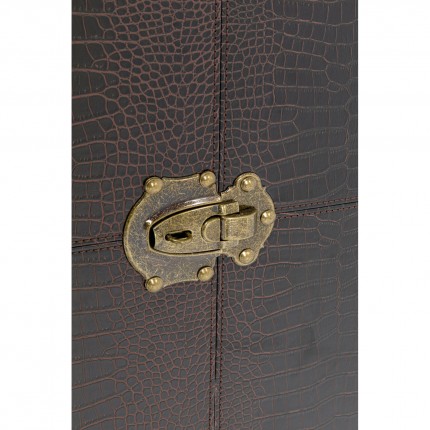 Malle-armoire Globetrotter croco Kare Design