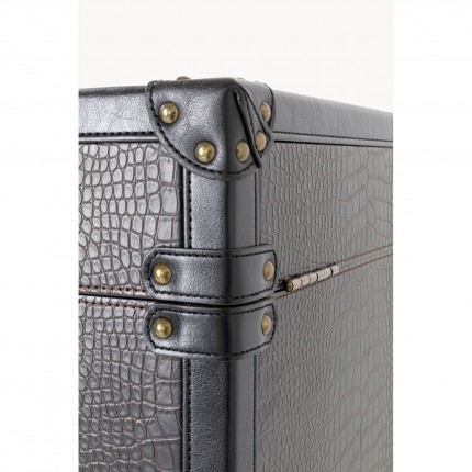 Malle-armoire Globetrotter croco Kare Design