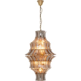 Suspension en verre fumé - Venezia - Kare Design