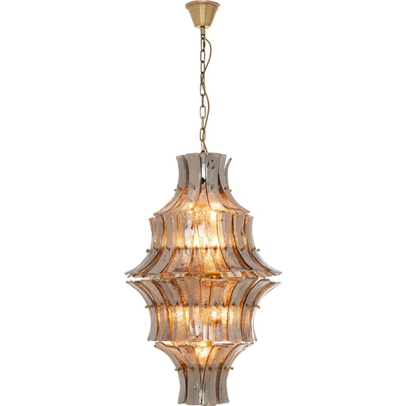 Suspension en verre fumé - Venezia - Kare Design