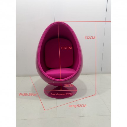Swivel Armchair Eye Ball pink Kare Design