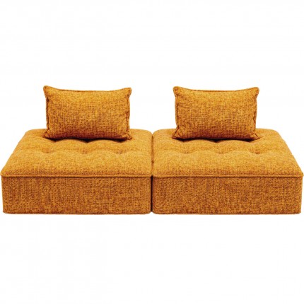 Sofa element Portofino orange (2/Set) Kare Design