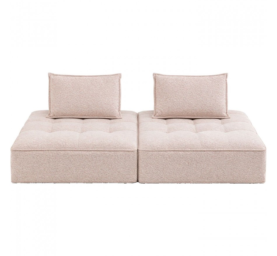 Outdoor Sofa Portofino 2-Seater pink Kare Design