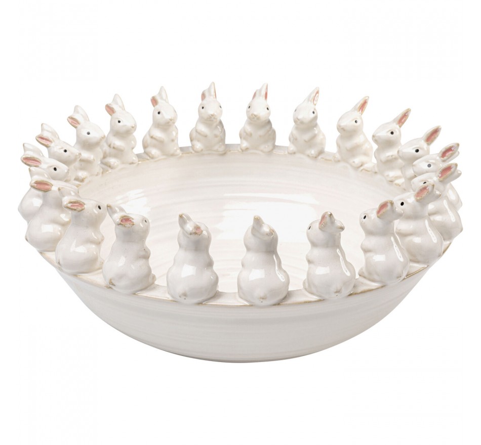 Coupe lapins blancs 40cm Kare Design