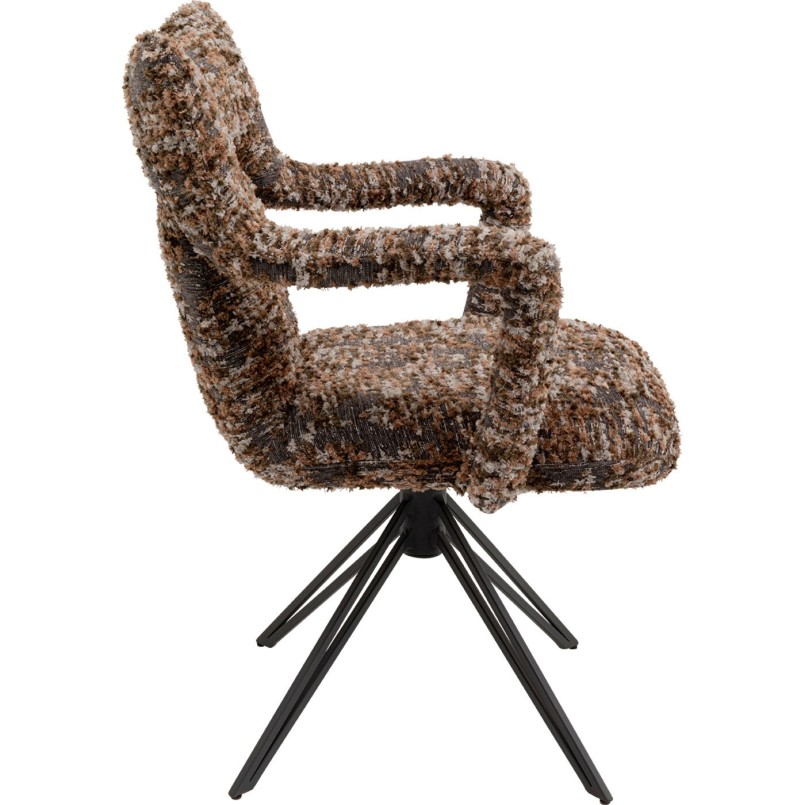 Chaise pivotante a.acc. Chrissy