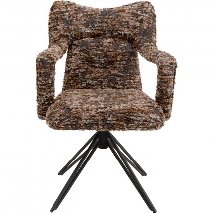 Chaise avec accoudoirs pivotante Chrissy Kare Design