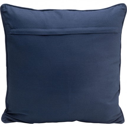 Coussin Catena Square bleu et beige Kare Design