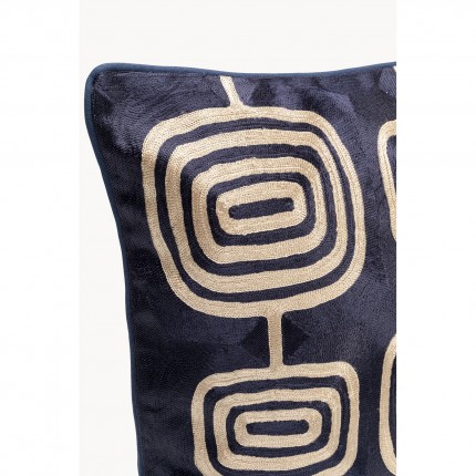 Kussen Catena Square blauw en beige Kare Design
