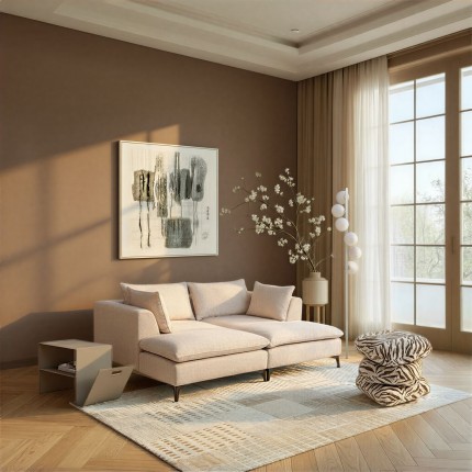 Tableau Frame Cucito 123x123cm Kare Design