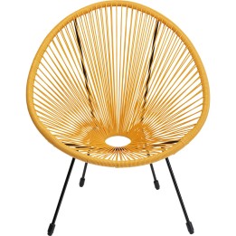 Fauteuil de jardin jaune - Acapulco - Kare Design