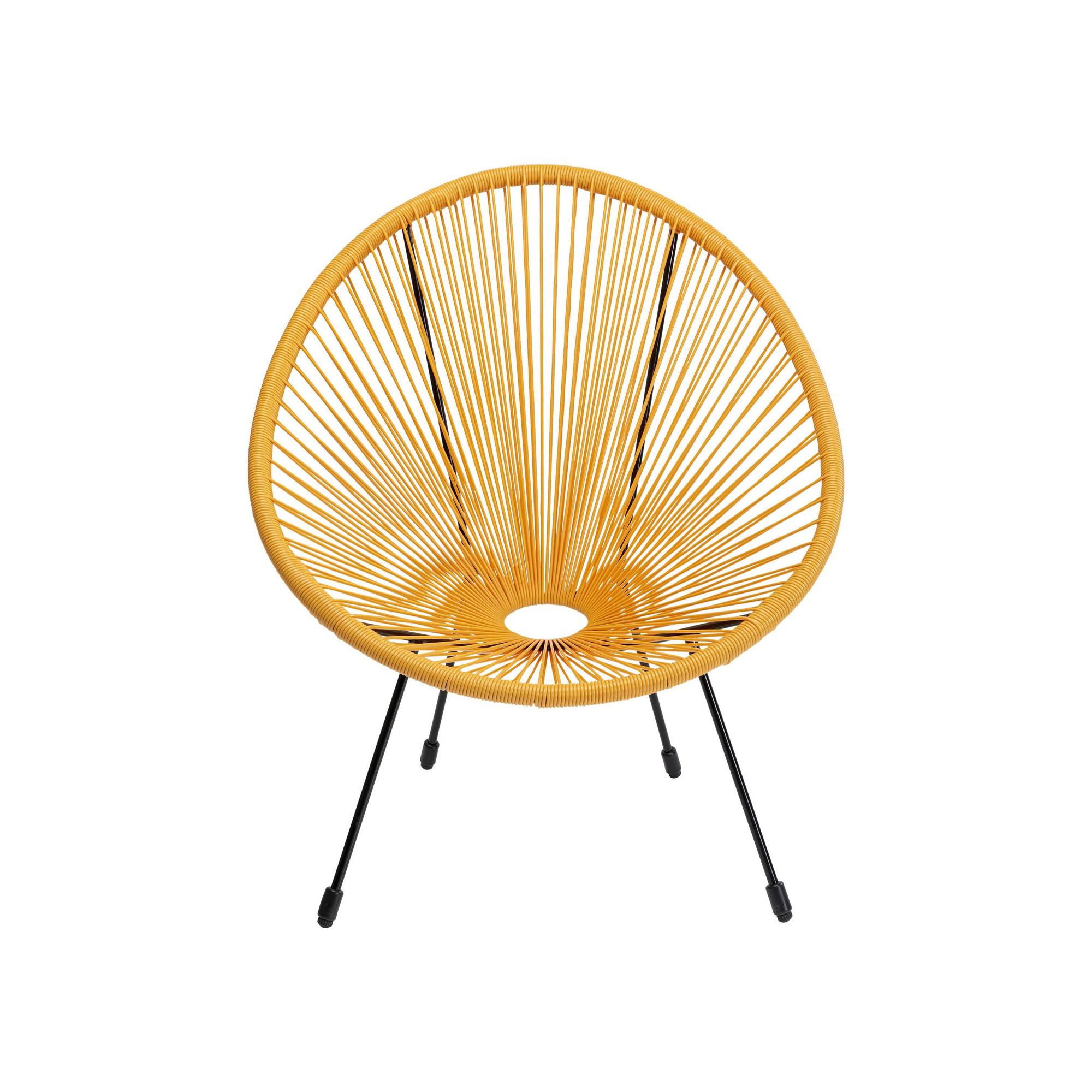 Fauteuil de jardin Acapulco jaune Kare Design