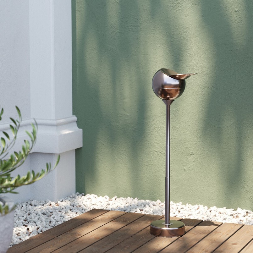 Cendrier sur pied moderne - Spheric Noir - Kare Design