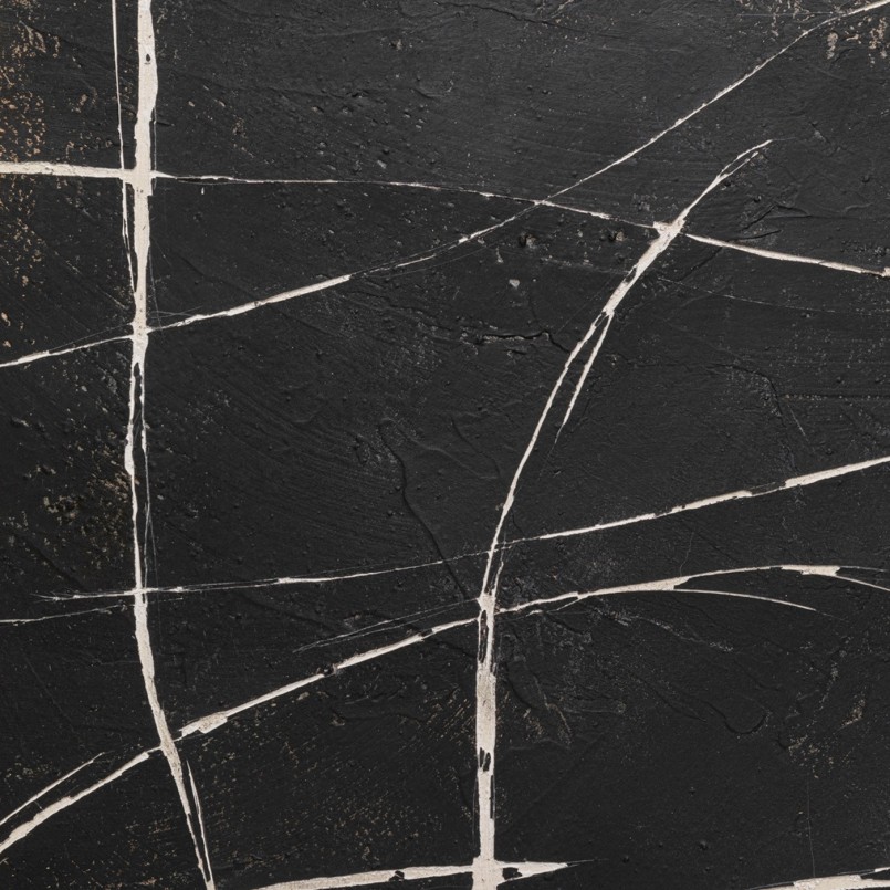 Tableau abstrait noir et blanc - Sketch - Kare Design
