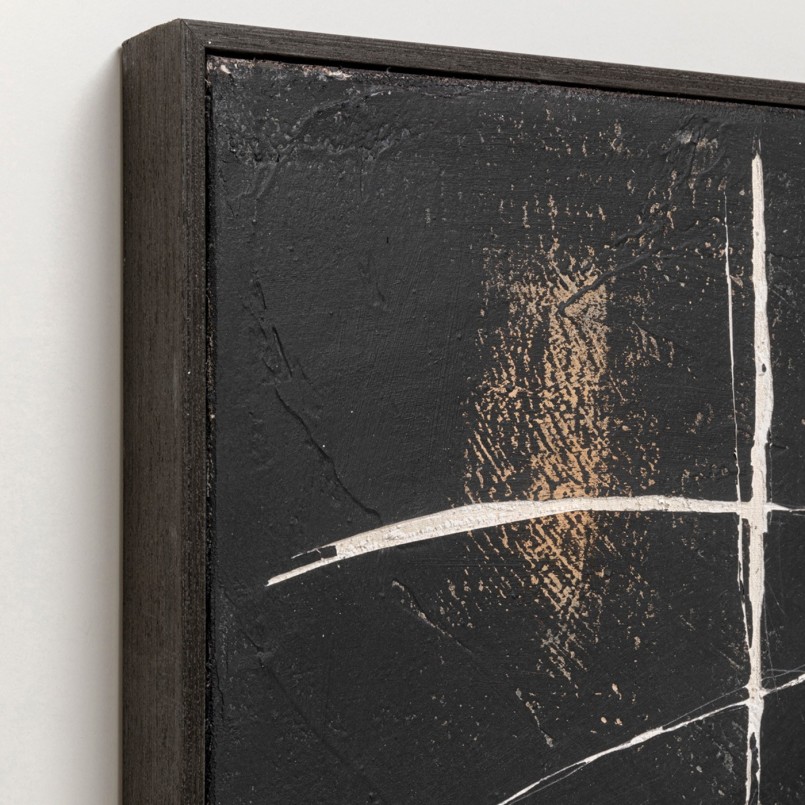 Canvas Picture 120x120cm black Kare Design
