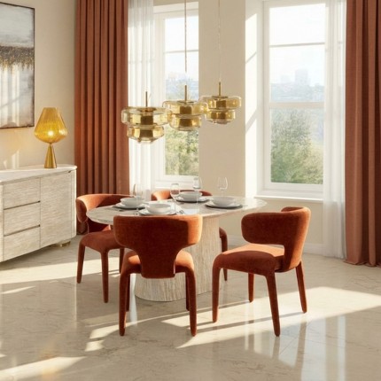 Chaise Tobi rouge Kare Design